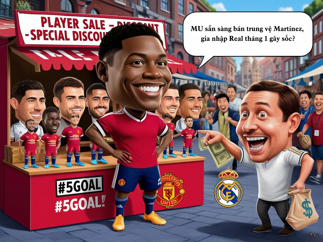 MU sẵn sàng bán trung vệ Martinez, gia nhập Real tháng 1 gây sốc