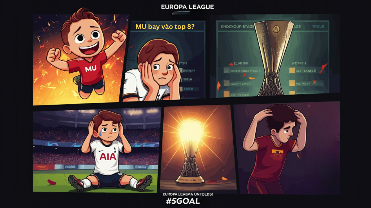 Bảng xếp hạng Europa League: MU bay vào top 8, Tottenham – Roma âu lo